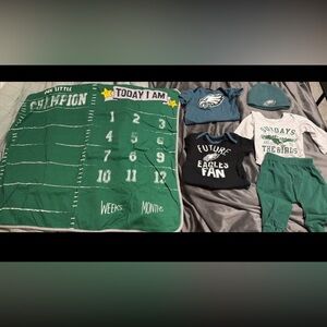 Future Eagles Fan Kids Shirt - Green